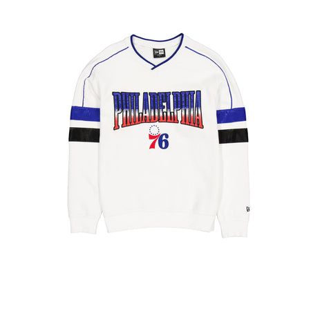 Philadelphia 76ers Sport Classics White Crewneck