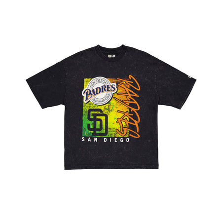 San Diego Padres Sport Classics Boxy Black T-Shirt