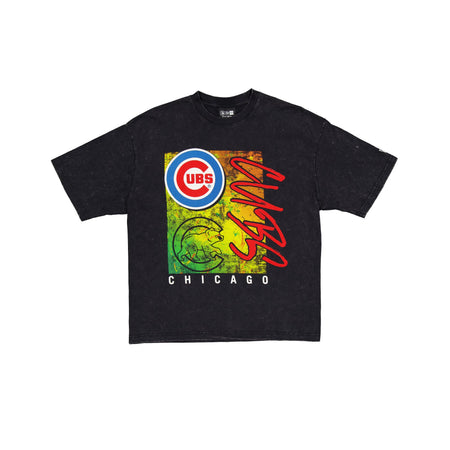 Chicago Cubs Sport Classics Boxy Black T-Shirt