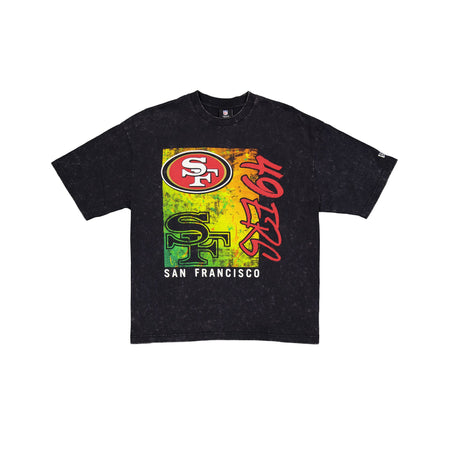 San Francisco 49ers Sport Classics Boxy Black T-Shirt