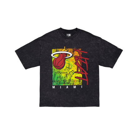 Miami Heat Sport Classics Boxy Black T-Shirt