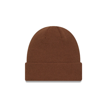 New Era Cap Brown Waffle Knit Beanie