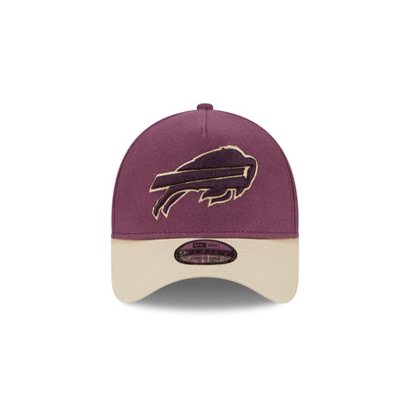 Buffalo Bills Moleskin Crown Maroon 9FORTY A-Frame Snapback Hat