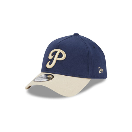 Philadelphia Phillies Moleskin Crown Navy 9FORTY A-Frame Snapback Hat