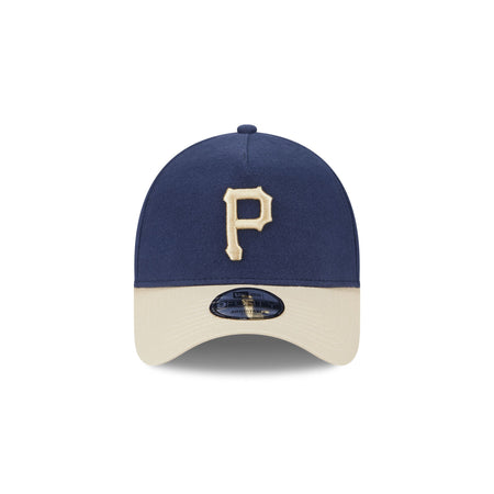 Pittsburgh Pirates Moleskin Crown Navy 9FORTY A-Frame Snapback Hat