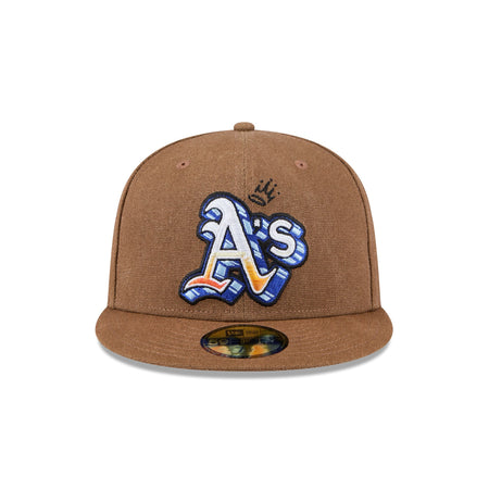 Oakland Athletics Logo Scribble 59FIFTY Fitted Hat