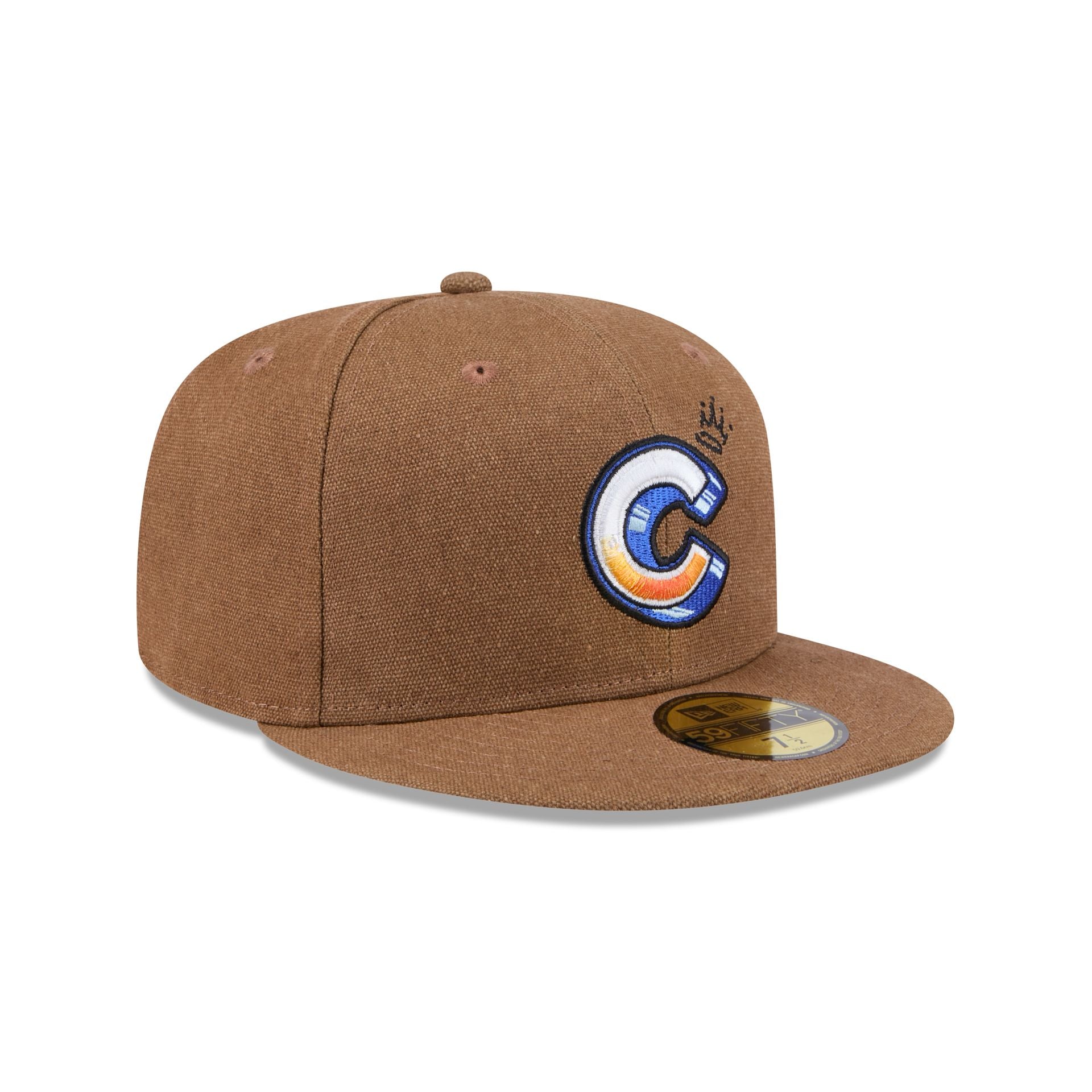 Chicago Cubs Logo Scribble 59FIFTY Fitted Hat