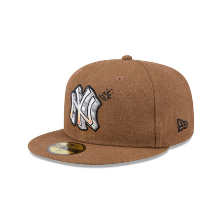 New York Yankees Logo Scribble 59FIFTY Fitted Hat