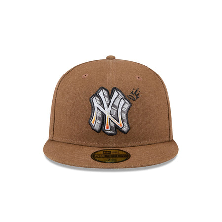 New York Yankees Logo Scribble 59FIFTY Fitted Hat