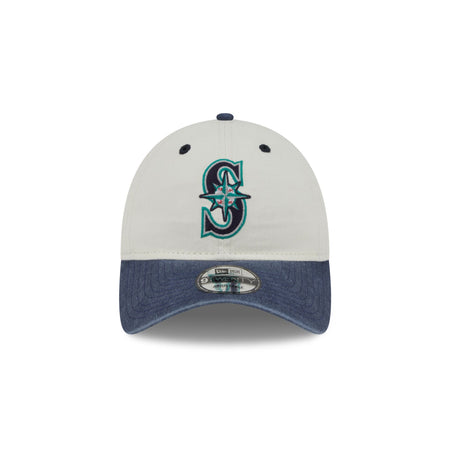 Seattle Mariners Classic Sidescript 9TWENTY Adjustable Hat