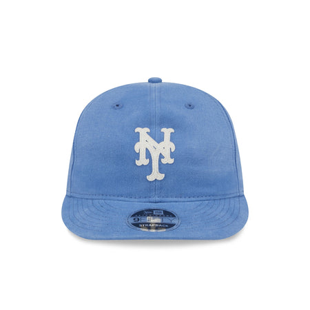 New York Mets Canvas Felt Retro Crown 9FIFTY Adjustable Hat