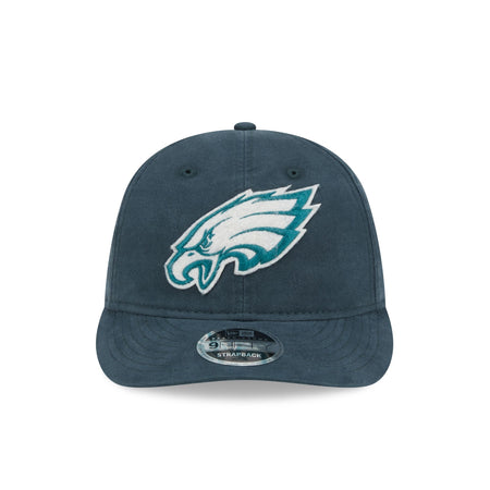 Philadelphia Eagles Canvas Felt Retro Crown 9FIFTY Adjustable Hat