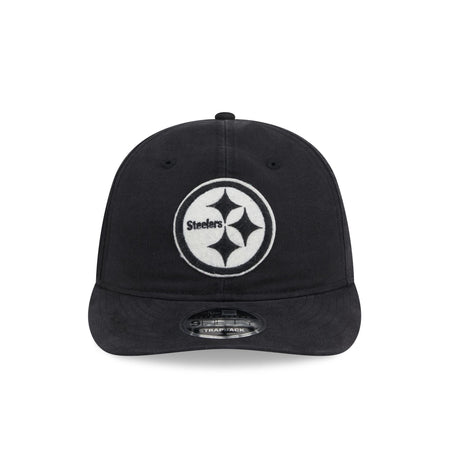 Pittsburgh Steelers Canvas Felt Retro Crown 9FIFTY Adjustable Hat