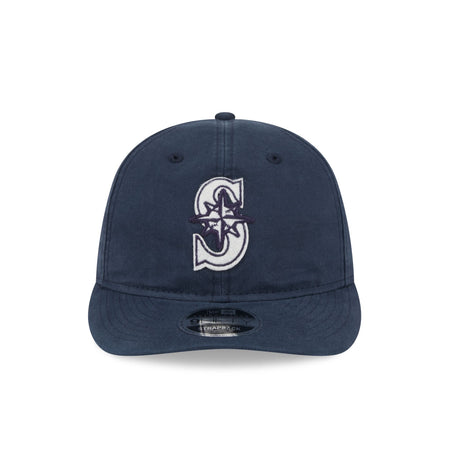 Seattle Mariners Canvas Felt Retro Crown 9FIFTY Adjustable Hat