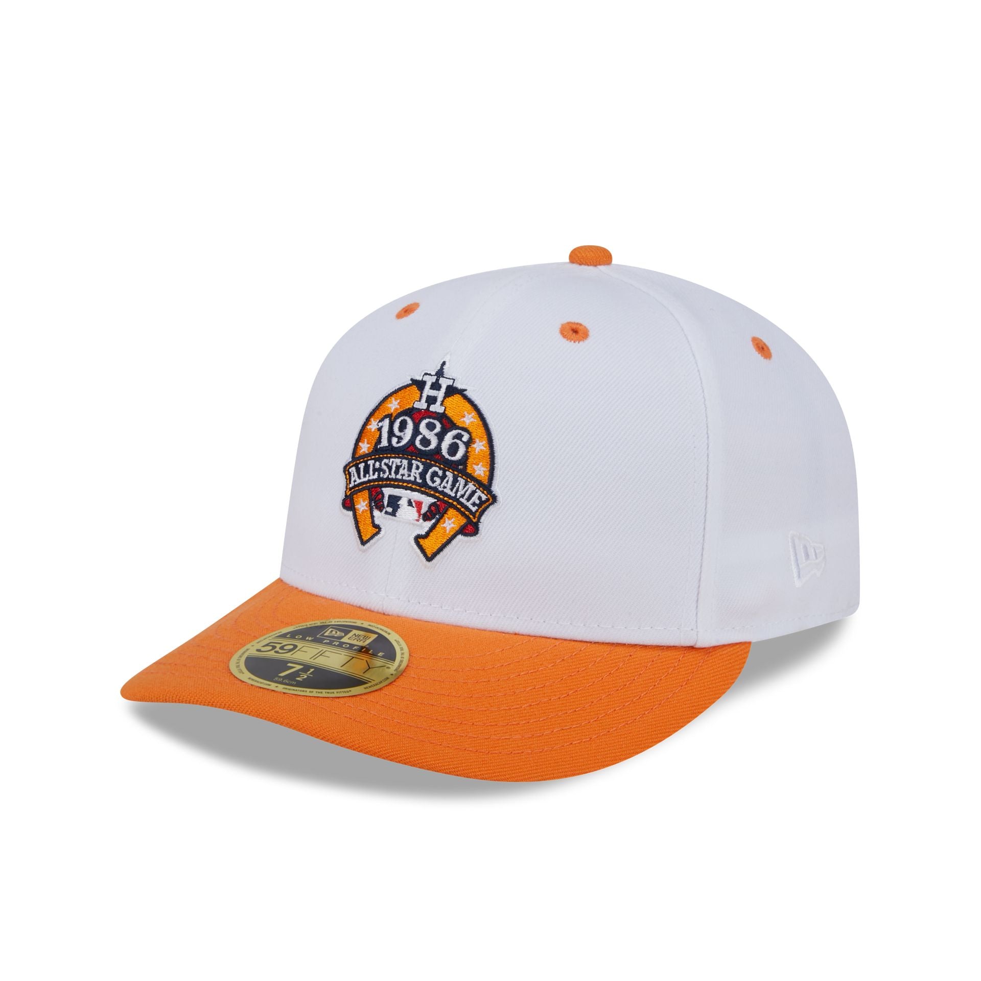 New Era 59Fifty Houston newest Astros 1986 All-Star Game Patch Fitted Hat - 7 3/8