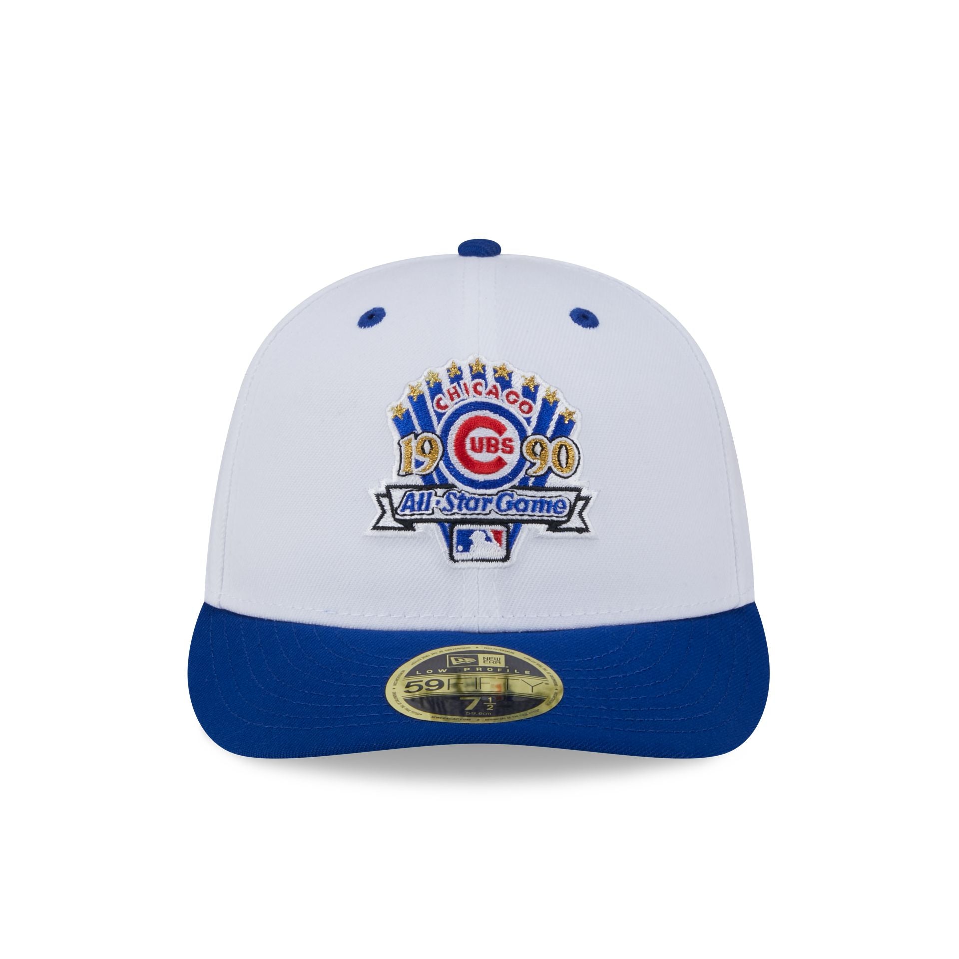 New Era buying 59Fifty Chicago Cubs Fitted Hat Size 7 5/8 Orange UV 1990 ASG Patch