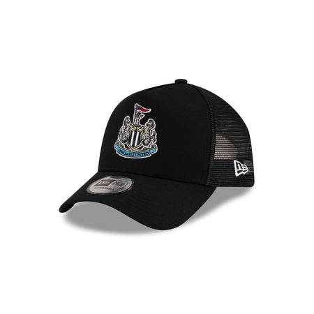 Newcastle United FC Core Black 9FORTY A-Frame Trucker Hat