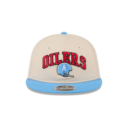 Oilers Historic Helmet Retro Crown 9FIFTY Snapback Hat