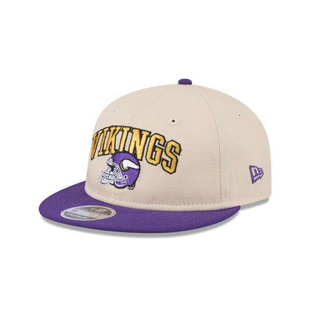 Minnesota Vikings Historic Helmet Retro Crown 9FIFTY Snapback Hat