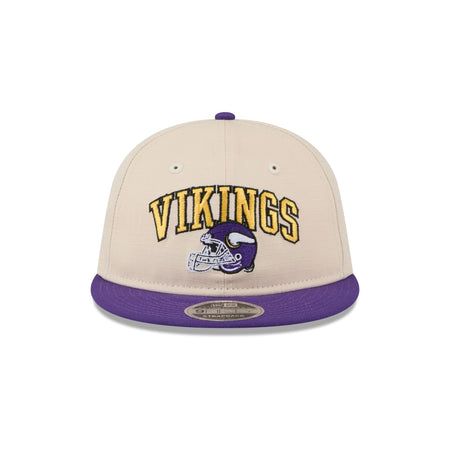 Minnesota Vikings Historic Helmet Retro Crown 9FIFTY Snapback Hat