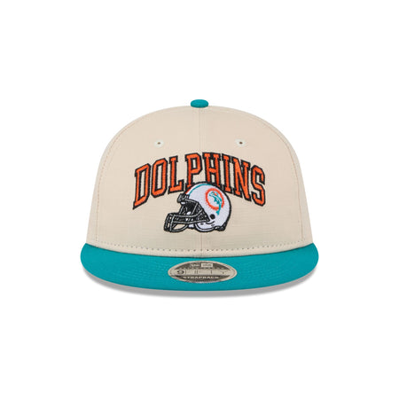 Miami Dolphins Historic Helmet Retro Crown 9FIFTY Snapback Hat