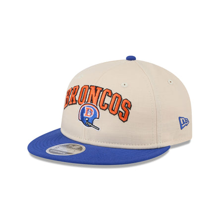 Denver Broncos Historic Helmet Retro Crown 9FIFTY Snapback Hat