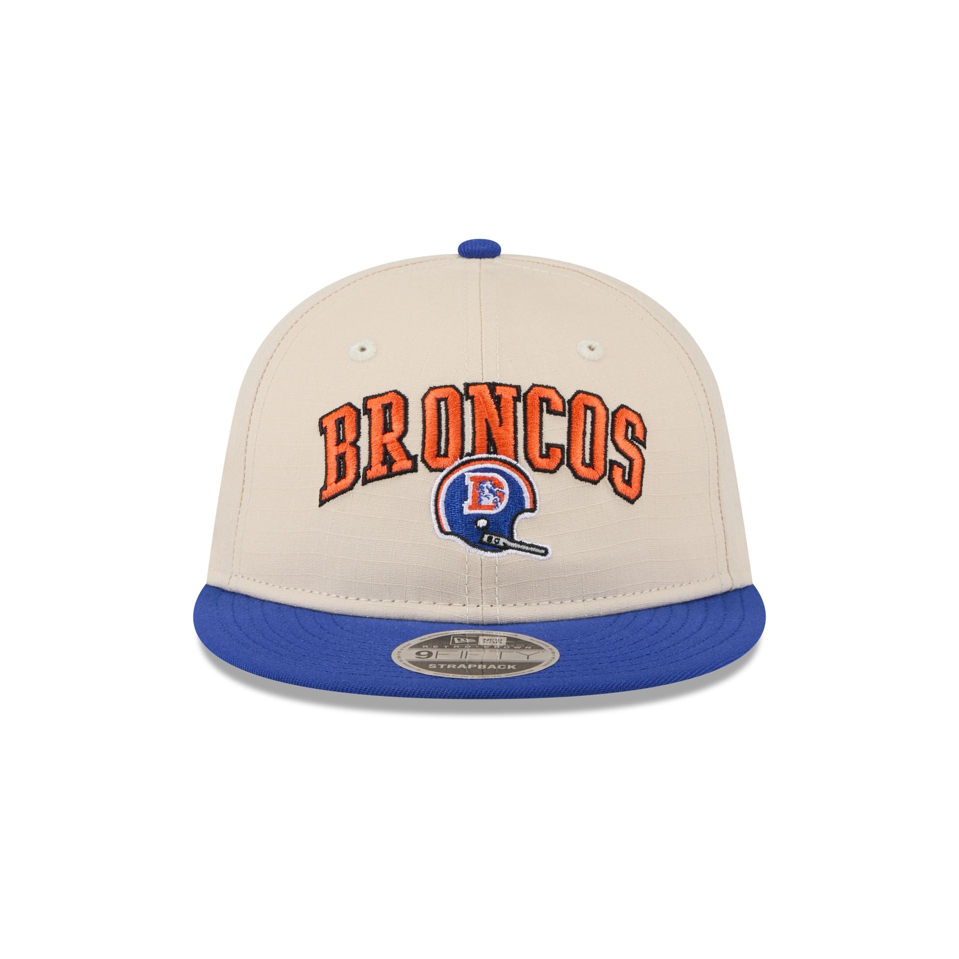 Denver Broncos Historic Helmet Retro Crown 9FIFTY Snapback Hat New Era Cap