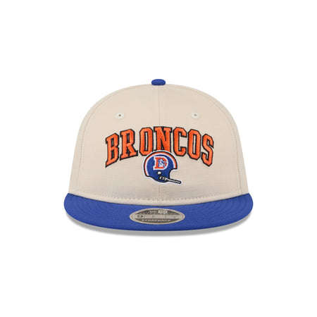 Denver Broncos Historic Helmet Retro Crown 9FIFTY Snapback Hat