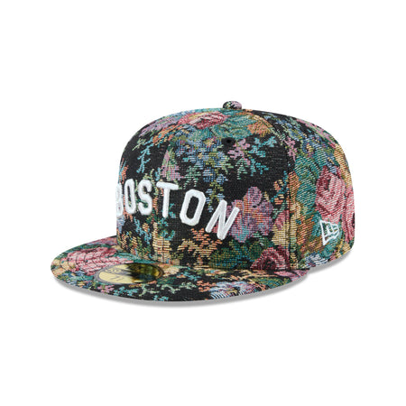 Boston Red Sox Jacquard Pattern 59FIFTY Fitted Hat