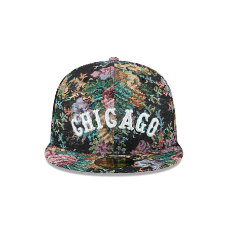 Chicago White Sox Jacquard Pattern 59FIFTY Fitted Hat