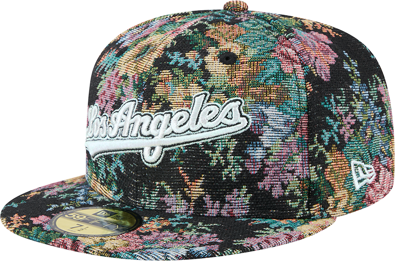 Los Angeles Dodgers Jacquard Pattern 59FIFTY Fitted Hat