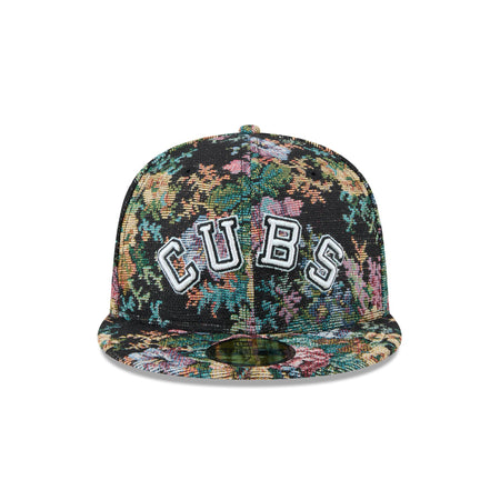 Chicago Cubs Jacquard Pattern 59FIFTY Fitted Hat