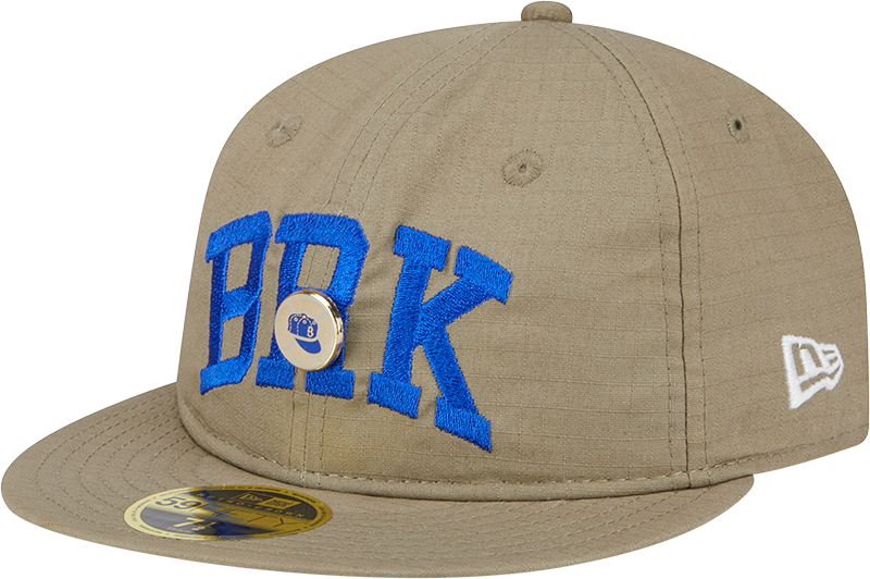 Brooklyn Dodgers Logo Pin Retro Crown 59FIFTY Fitted Hat