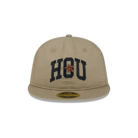 Houston Astros Logo Pin Retro Crown 59FIFTY Fitted Hat