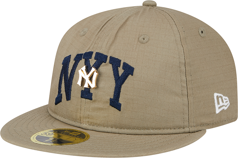 New York Yankees Logo Pin Retro Crown 59FIFTY Fitted Hat