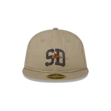 San Diego Padres Logo Pin Retro Crown 59FIFTY Fitted Hat