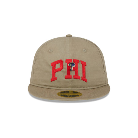 Philadelphia Phillies Logo Pin Retro Crown 59FIFTY Fitted Hat