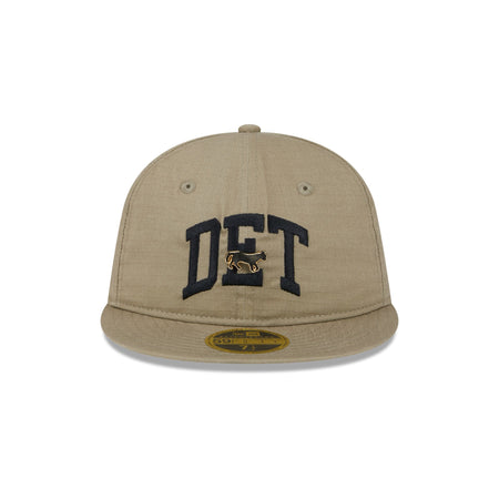 Detroit Tigers Logo Pin Retro Crown 59FIFTY Fitted Hat