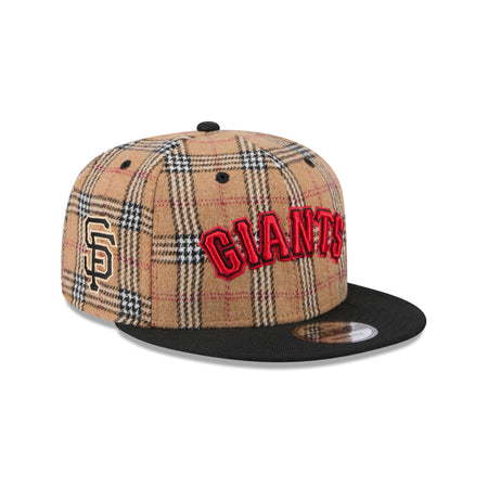 San Francisco Giants Tan Tartan 9FIFTY Snapback Hat