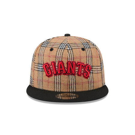 San Francisco Giants Tan Tartan 9FIFTY Snapback Hat