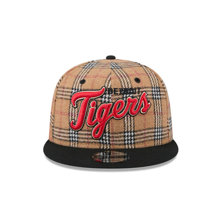 Detroit Tigers Tan Tartan 9FIFTY Snapback Hat