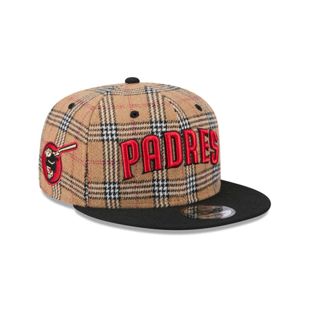 San Diego Padres Tan Tartan 9FIFTY Snapback Hat