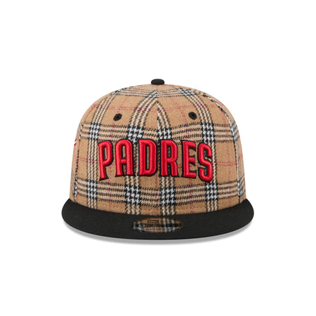 San Diego Padres Tan Tartan 9FIFTY Snapback Hat