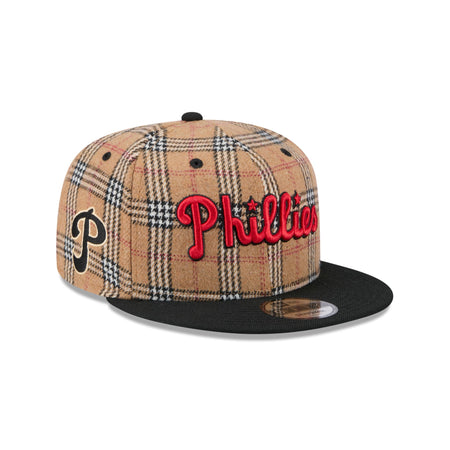 Philadelphia Phillies Tan Tartan 9FIFTY Snapback Hat