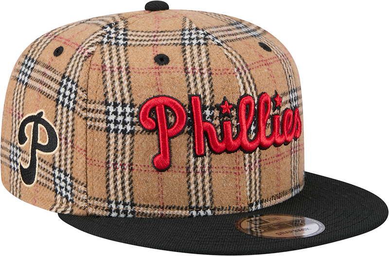 Philadelphia Phillies Tan Tartan 9FIFTY Snapback Hat