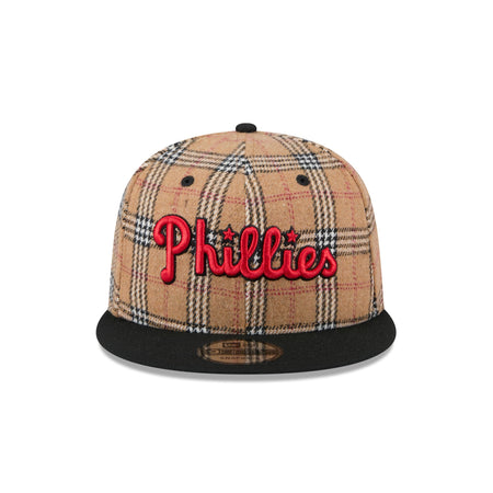 Philadelphia Phillies Tan Tartan 9FIFTY Snapback Hat