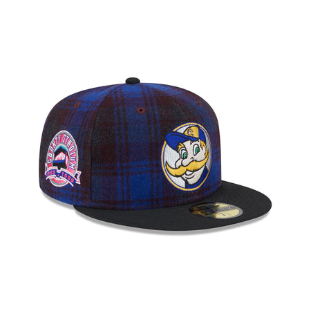 Milwaukee Brewers Mascot Plaid 59FIFTY Fitted Hat