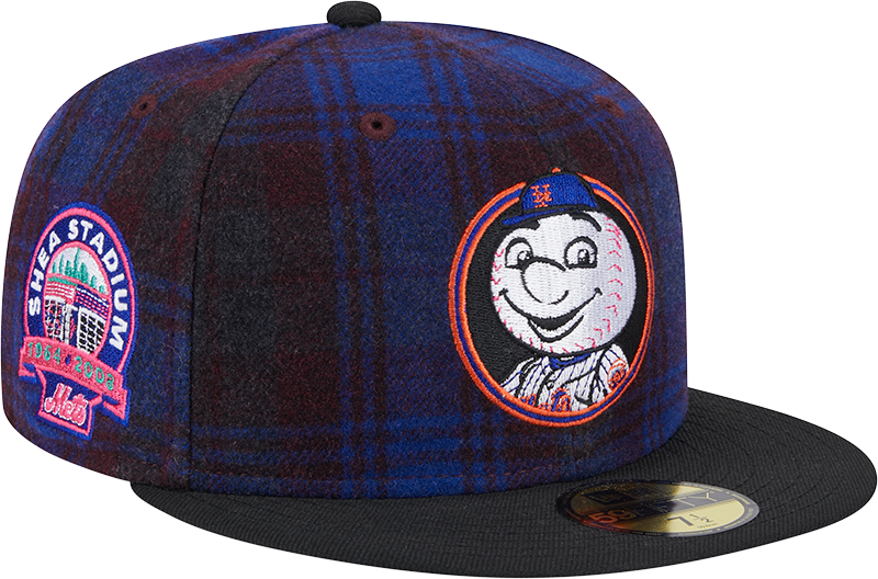 New York Mets Mascot Plaid 59FIFTY Fitted Hat