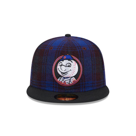 New York Mets Mascot Plaid 59FIFTY Fitted Hat