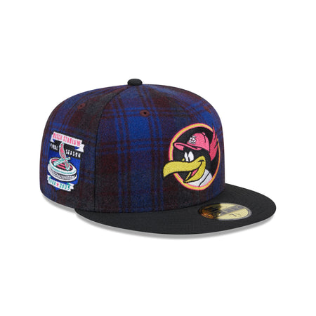 St. Louis Cardinals Mascot Plaid 59FIFTY Fitted Hat